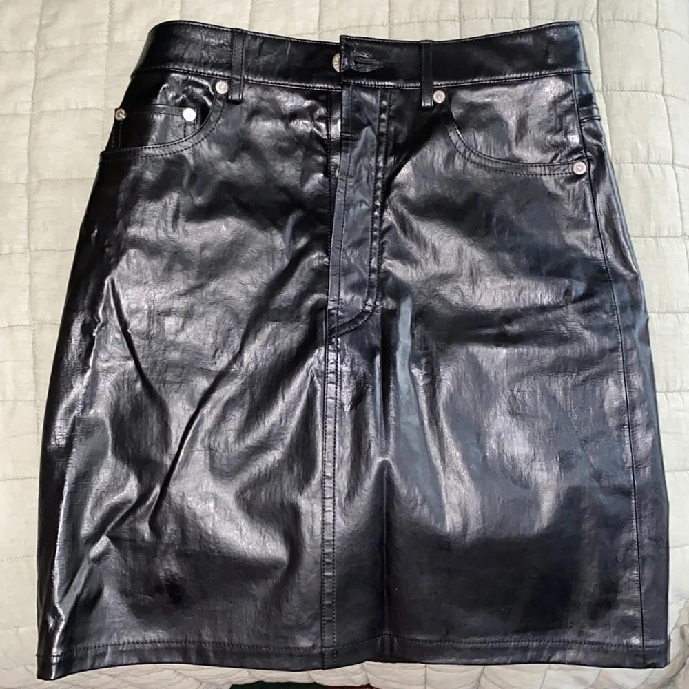 Hermit Lang lamb leather skirt - Picture 7 of 9